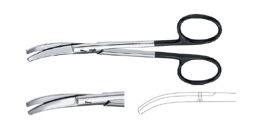 ФОМОН СУПЕРГОСТРІ НОЖИЦІ ВИГНУТІ 115MM